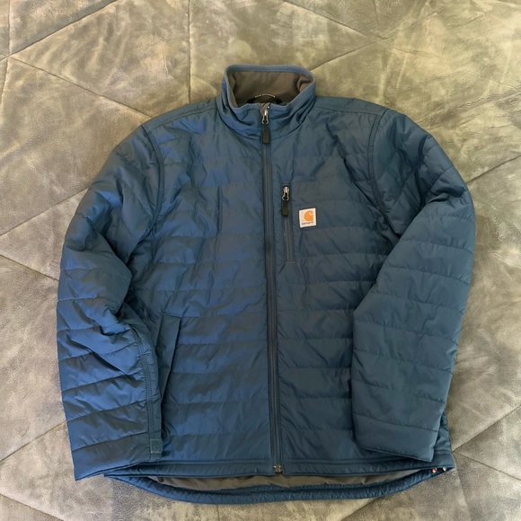 Carhartt Mens Rain Defender Relaxed Fit Lightweight Insulated Jacket - Picture 2 of 6